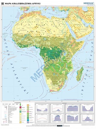 Mapa krajobrazów Afryki