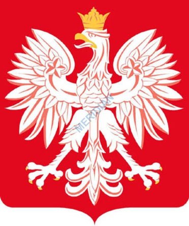 Ścienna plansza przedstawiająca godło Rzeczpospolitej Polskiej