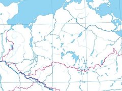 Szkolna konturowa mapa Niemiec do ćwiczeń