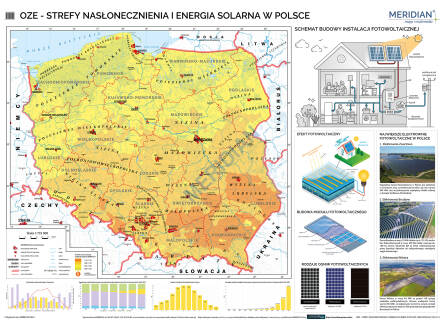 OZE - Strefy nasłonecznienia i energia solarna w Polsce
