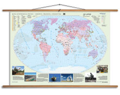 Mapa gospodarcza świata - surowce, przemysł i energetyka