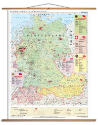 Deutschsprachige Länder politisch 70x100 cm