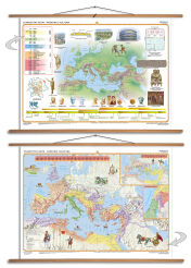 DUO Starożytny Rzym - państwo i kultura - mapa dwustronna