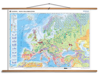 Europa - mapa krajobrazowa