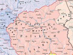 Ziemie Polskie Po Kongresie Wiedeńskim (1815-1830) - Mapa ścienna