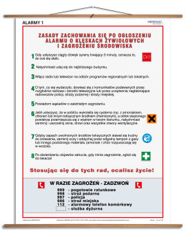 Alarmy! Jak zachować się podczas alarmu o klęskach żywiołowych