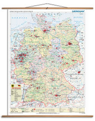 Deutschland politisch - mapa ścienna w języku niemieckim