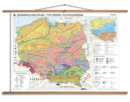 Geomorfologia Polski - typy rzeźby i ich pochodzenie