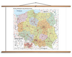 Mapa administracyjno-drogowa Polski