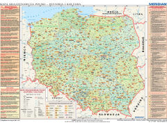 DUO Mapa krajoznawcza Polski - historia i kultura / przyroda - dwustronna mapa ścienna - 4