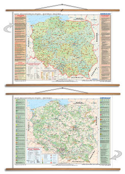 DUO Mapa krajoznawcza Polski - historia i kultura / przyroda - dwustronna mapa ścienna