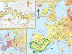 Ścienna mapa historii chrześcijaństwa - wielka schizma zachodnia