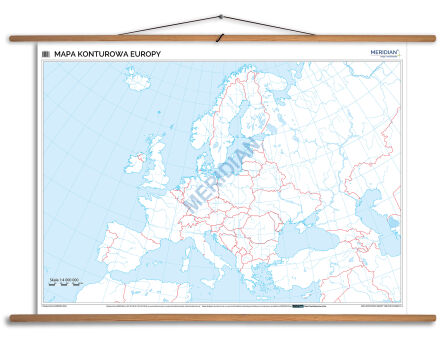 Mapa konturowa Europy
