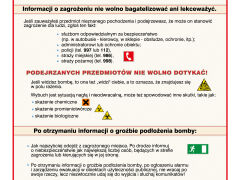Alarmy! Jak zachować się w sytuacjach zagrożenia aktem terroru - 2